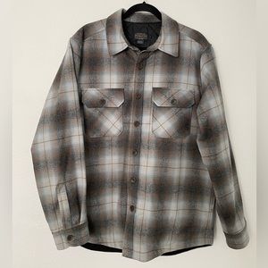 Men’s Pendleton Overshirt Wool w/Quilted Lining Size L
